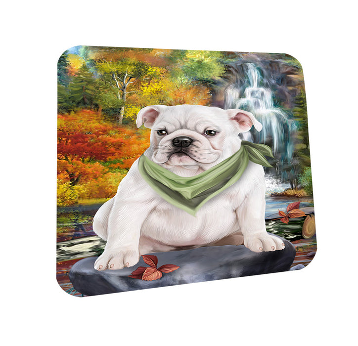 Scenic Waterfall Bulldog Coasters Set of 4 CST50119