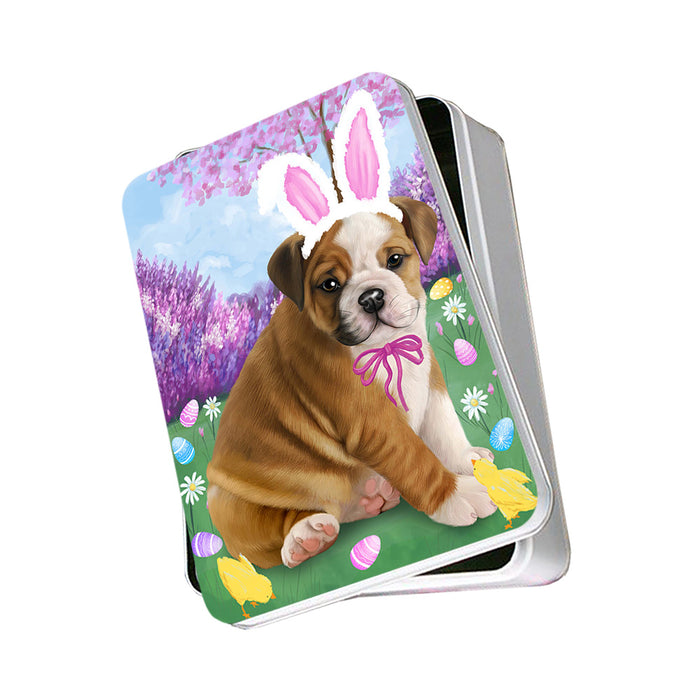 Bulldog Easter Holiday Photo Storage Tin PITN49078
