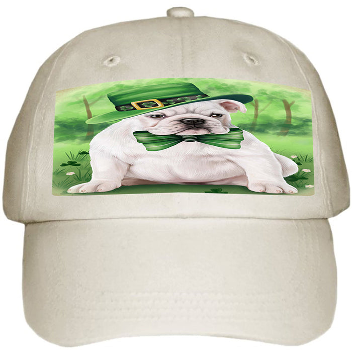 St. Patricks Day Irish Portrait Bulldog Ball Hat Cap HAT49992