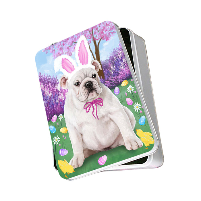 Bulldog Easter Holiday Photo Storage Tin PITN49080