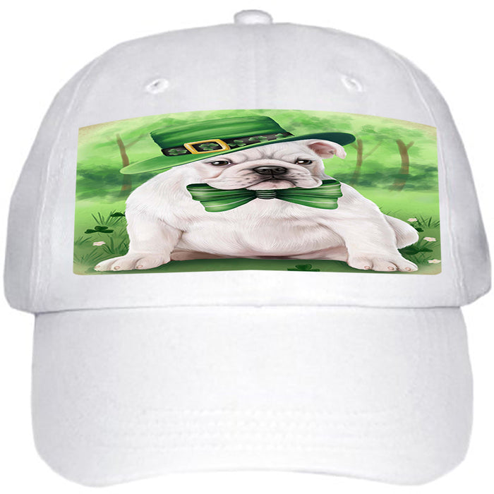 St. Patricks Day Irish Portrait Bulldog Ball Hat Cap HAT49992