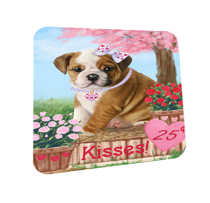 Rosie 25 Cent Kisses Bulldog Coasters Set of 4 CST56379