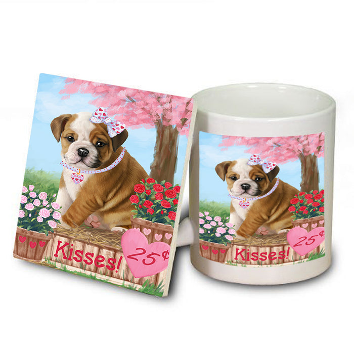 Rosie 25 Cent Kisses Bulldog Mug and Coaster Set MUC56413