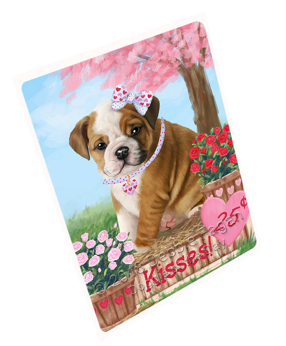 Rosie 25 Cent Kisses Bulldog Large Refrigerator / Dishwasher Magnet RMAG100794