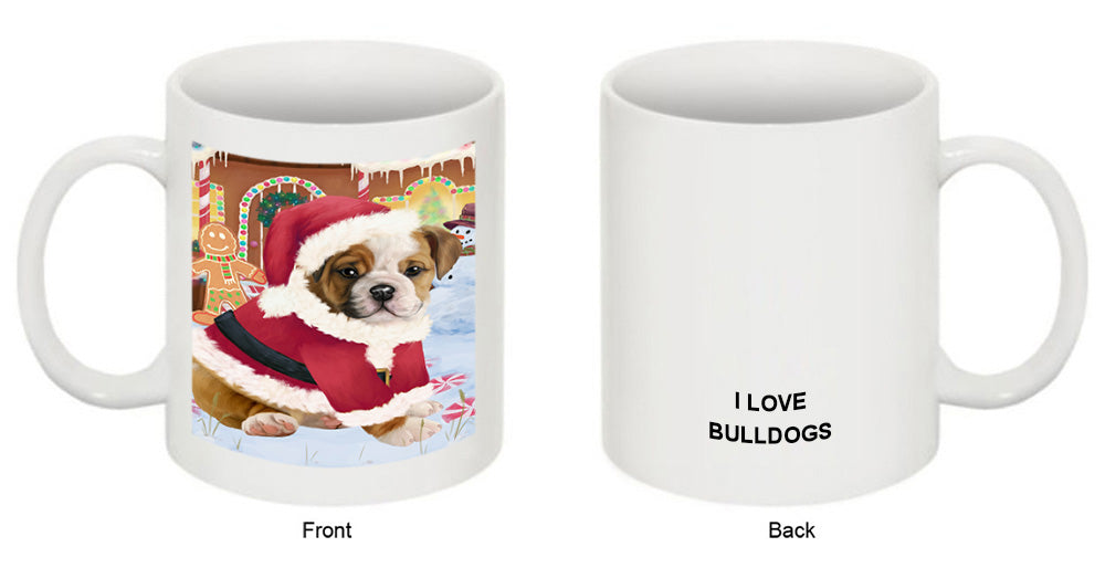 Christmas Gingerbread House Candyfest Bulldog Coffee Mug MUG51618