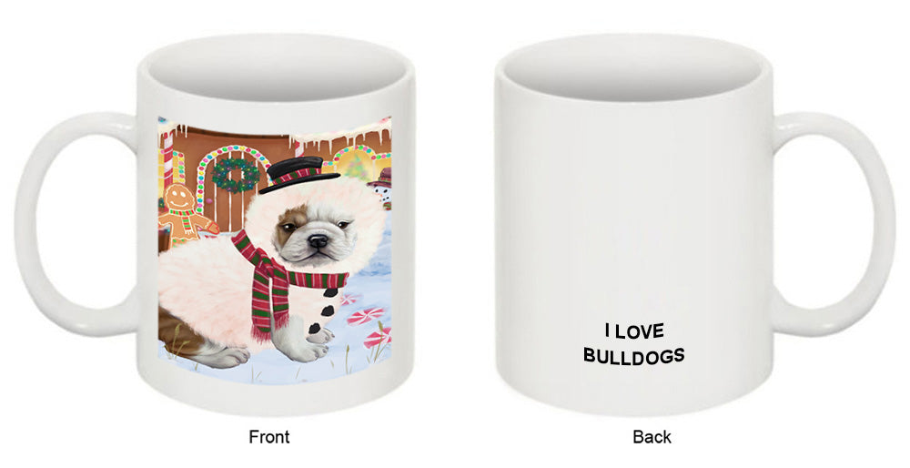 Christmas Gingerbread House Candyfest Bulldog Coffee Mug MUG51619