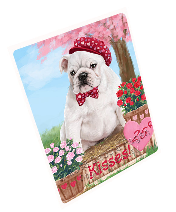 Rosie 25 Cent Kisses Bulldog Large Refrigerator / Dishwasher Magnet RMAG100806