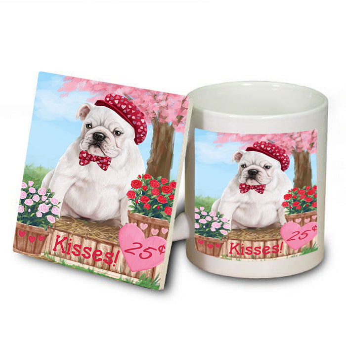 Rosie 25 Cent Kisses Bulldog Mug and Coaster Set MUC56415