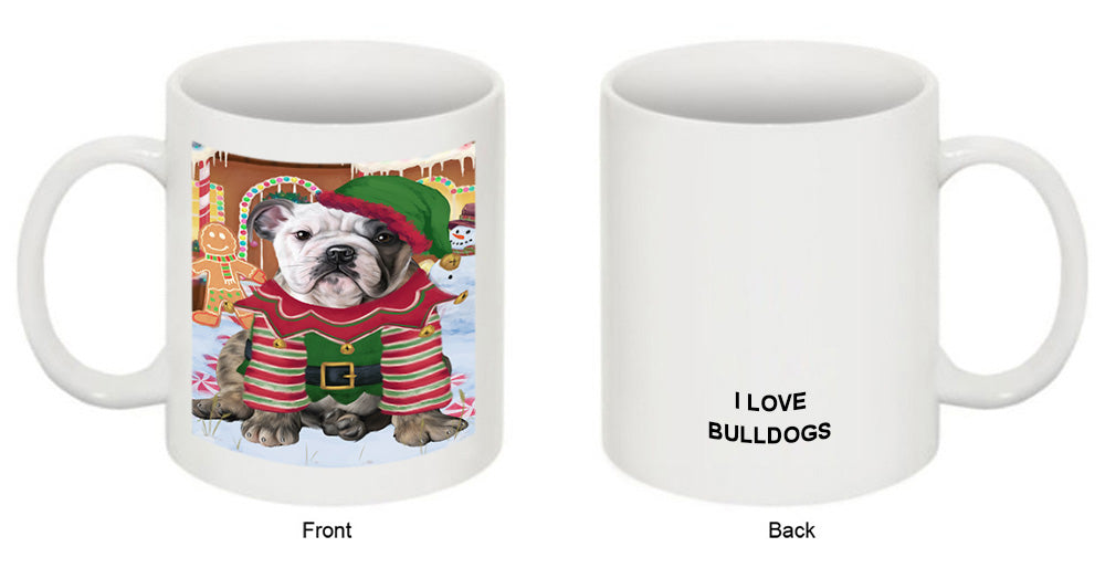 Christmas Gingerbread House Candyfest Bulldog Coffee Mug MUG51621