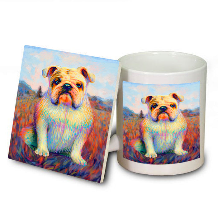 Mystic Blaze Bulldog Mug and Coaster Set MUC53569