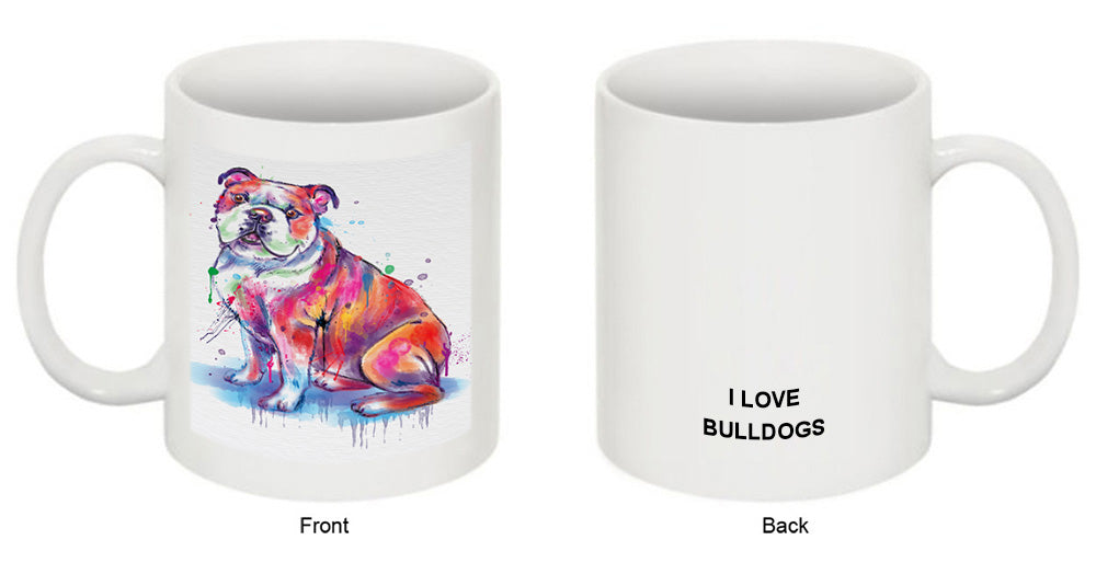 Watercolor Bulldog Coffee Mug MUG52476