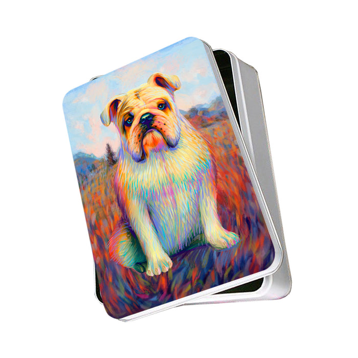 Mystic Blaze Bulldog Photo Storage Tin PITN53577