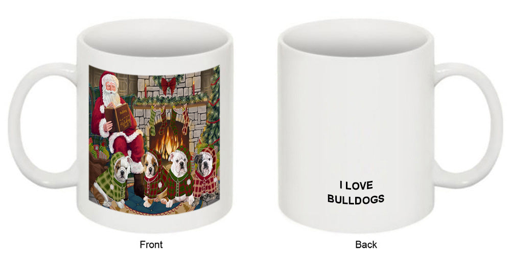 Christmas Cozy Holiday Tails Bulldogs Coffee Mug MUG50509