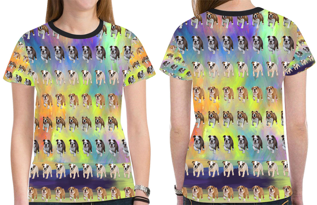 Paradise Wave Bulldogs All Over Print Mesh Women's T-shirt