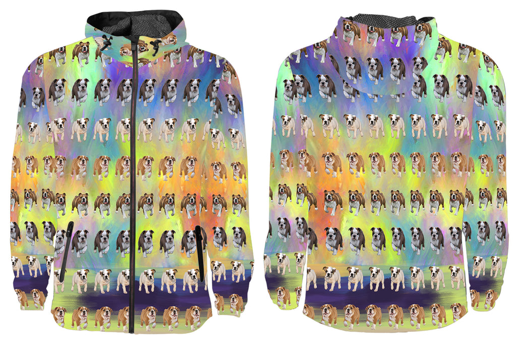 Paradise Wave Bulldogs All Over Print Windbreaker for Men