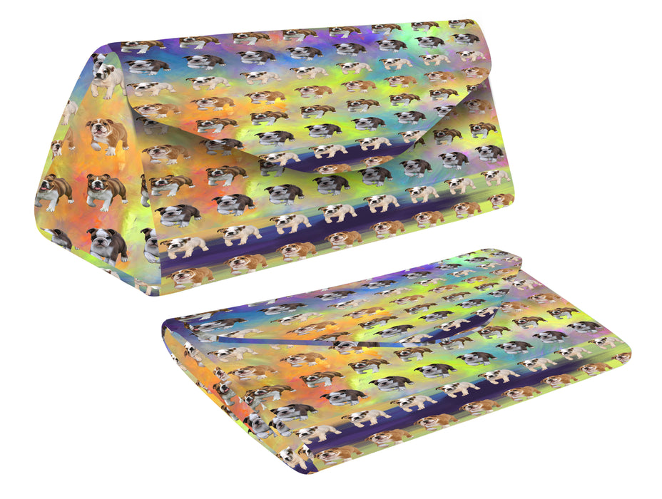 Paradise Wave BullDogs Foldable Glasses Case