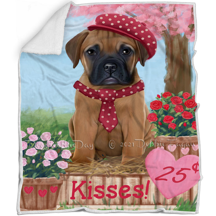 Rosie 25 Cent Kisses Bullmastiff Dog Blanket BLNKT127254