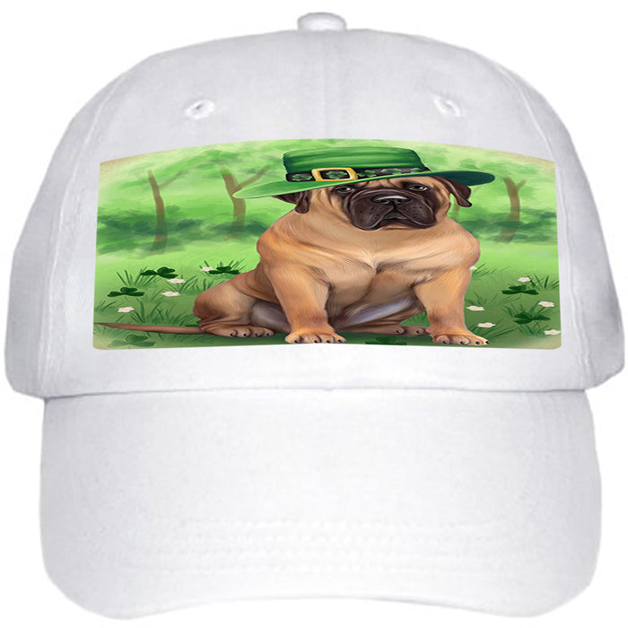 St. Patricks Day Irish Portrait Bullmastiff Dog Ball Hat Cap HAT49998