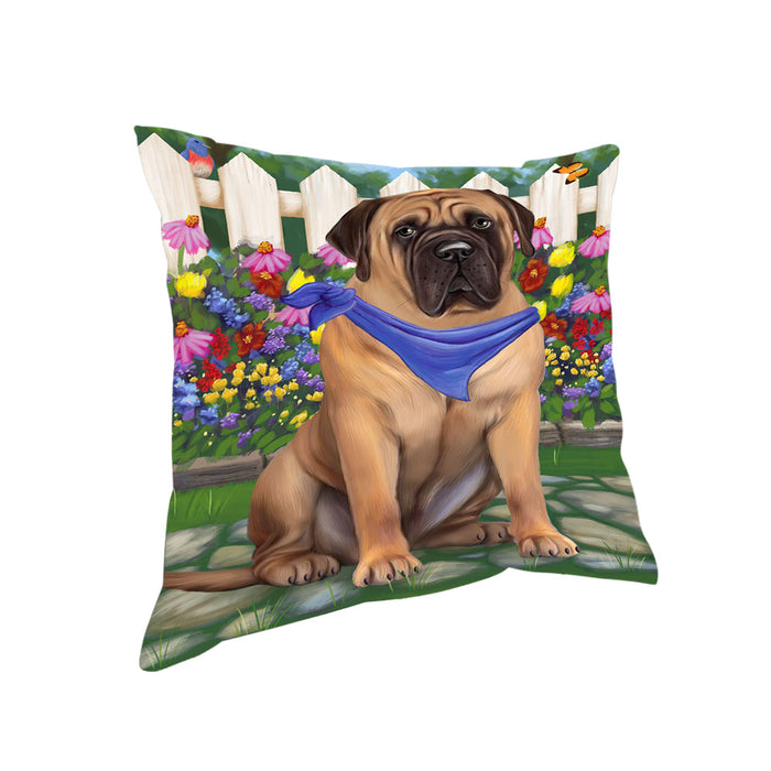 Spring Floral Bullmastiff Dog Pillow PIL55160