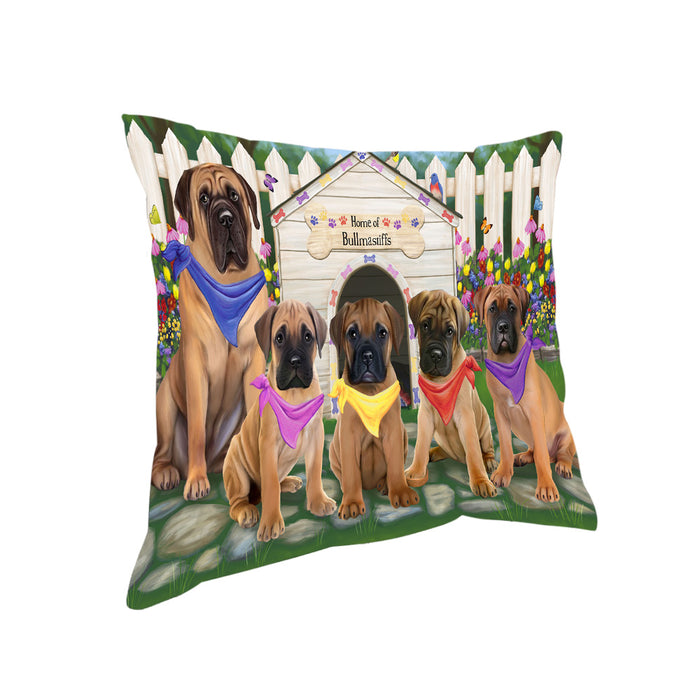 Spring Dog House Bullmastiffs Dog Pillow PIL55164