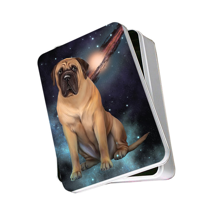 Rustic Bullmastiff Dog Photo Storage Tin PITN50371