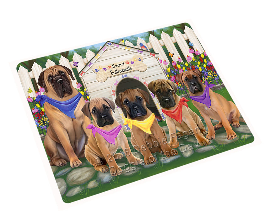 Spring Dog House Bullmastiffs Dog Large Refrigerator / Dishwasher Magnet RMAG58698