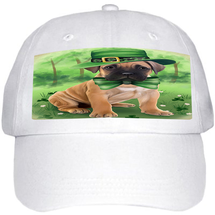 St. Patricks Day Irish Portrait Bullmastiff Dog Ball Hat Cap HAT50004