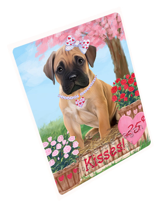 Rosie 25 Cent Kisses Bullmastiff Dog Magnet MAG74414 (Small 5.5" x 4.25")
