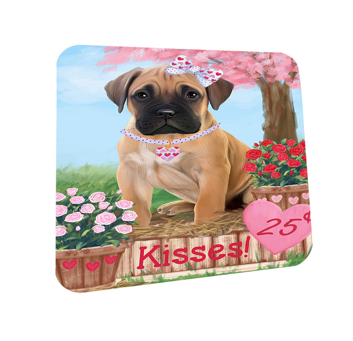 Rosie 25 Cent Kisses Bullmastiff Dog Coasters Set of 4 CST56383