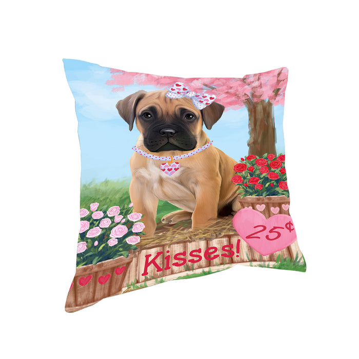 Rosie 25 Cent Kisses Bullmastiff Dog Pillow PIL79992