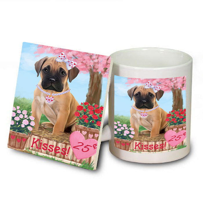 Rosie 25 Cent Kisses Bullmastiff Dog Mug and Coaster Set MUC56417