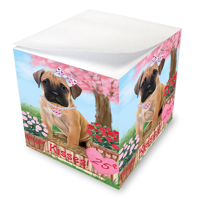 Rosie 25 Cent Kisses Bullmastiff Dog Note Cube NOC54497