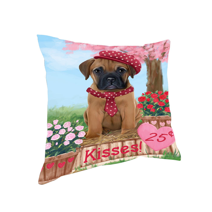 Rosie 25 Cent Kisses Bullmastiff Dog Pillow PIL79996