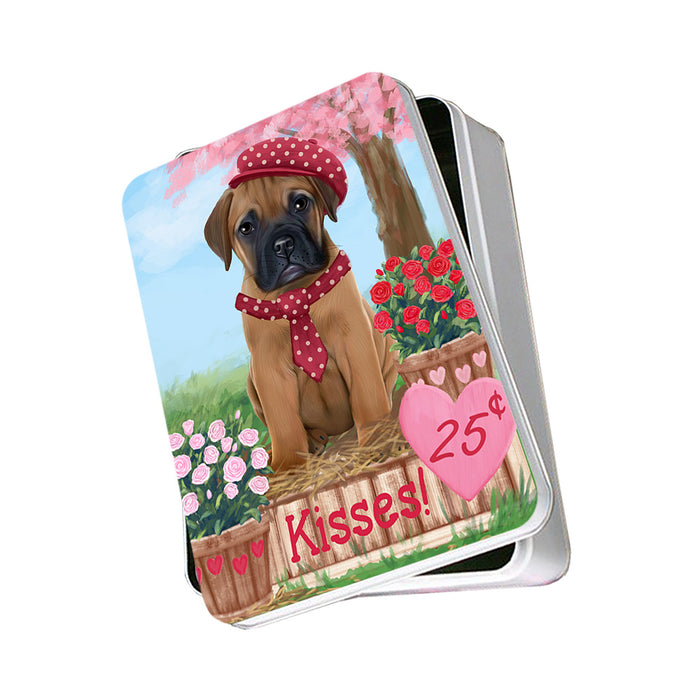 Rosie 25 Cent Kisses Bullmastiff Dog Photo Storage Tin PITN56369