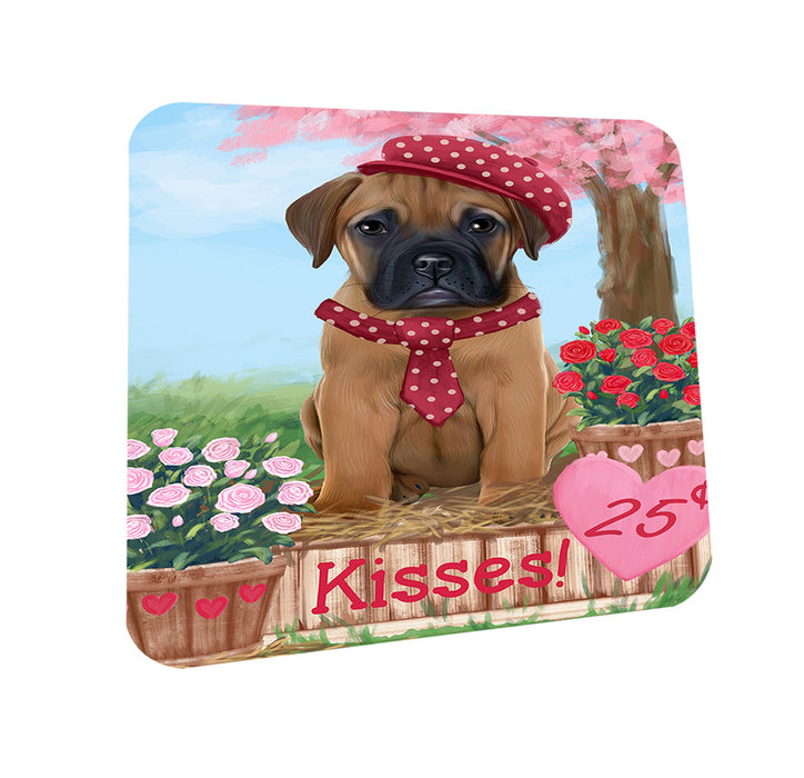Rosie 25 Cent Kisses Bullmastiff Dog Coasters Set of 4 CST56384