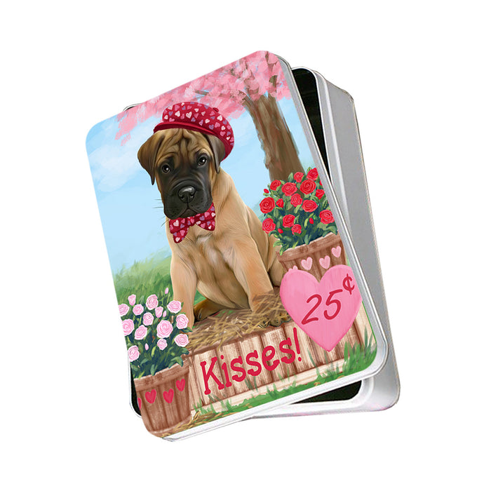 Rosie 25 Cent Kisses Bullmastiff Dog Photo Storage Tin PITN56370