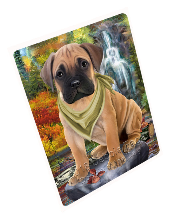Scenic Waterfall Bullmastiff Dog Magnet Mini (3.5" x 2") MAG59799