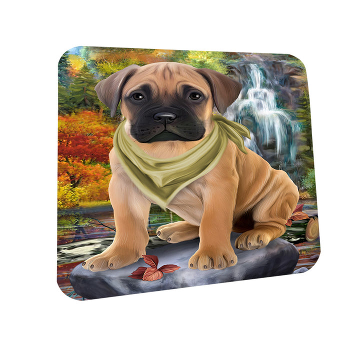 Scenic Waterfall Bullmastiff Dog Coasters Set of 4 CST51809