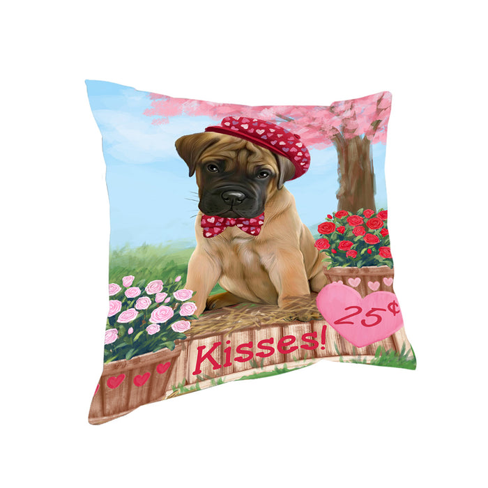 Rosie 25 Cent Kisses Bullmastiff Dog Pillow PIL80000