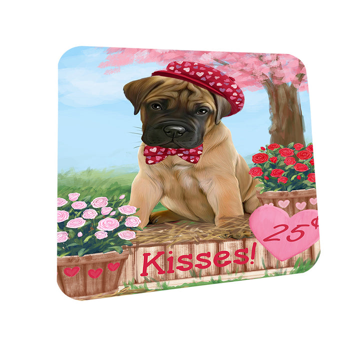 Rosie 25 Cent Kisses Bullmastiff Dog Coasters Set of 4 CST56385