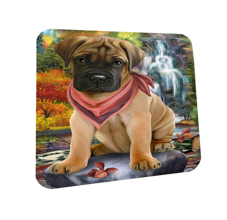 Scenic Waterfall Bullmastiff Dog Coasters Set of 4 CST51810