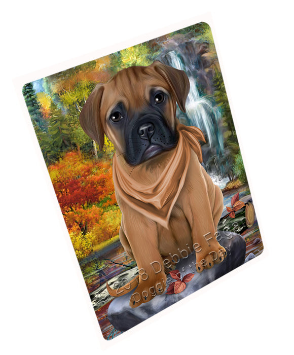 Scenic Waterfall Bullmastiff Dog Magnet Mini (3.5" x 2") MAG59805