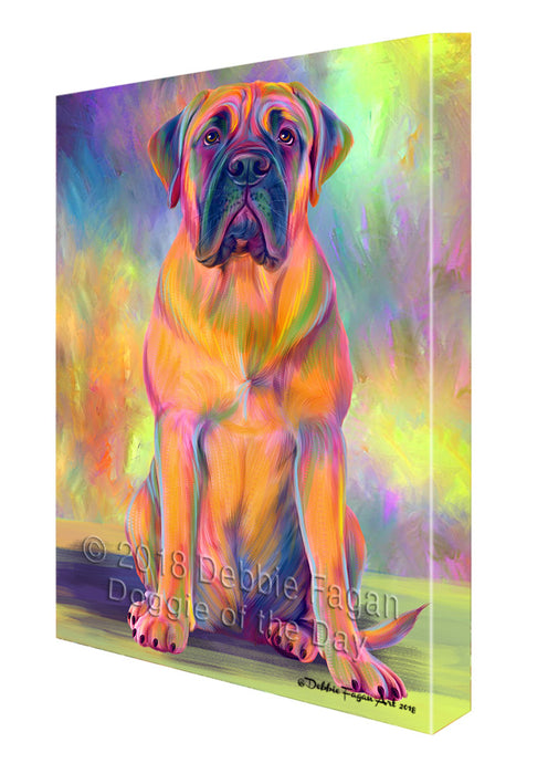 Paradise Wave Bullmastiff Dog Canvas Print Wall Art Décor CVS126800