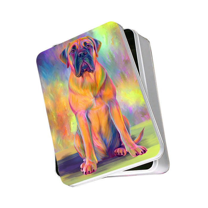 Paradise Wave Bullmastiff Dog Photo Storage Tin PITN56007