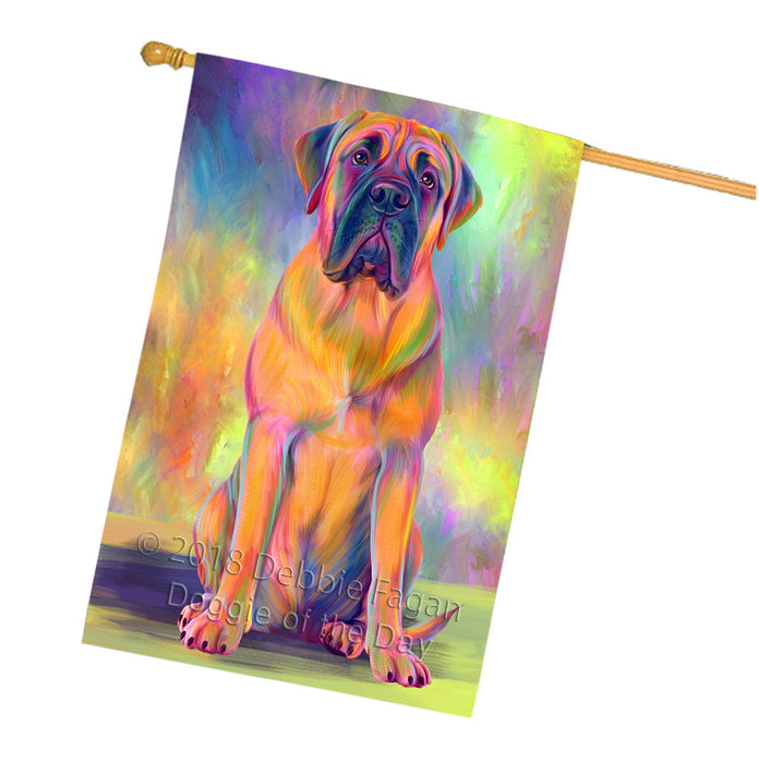 Paradise Wave Bullmastiff Dog House Flag FLG56748