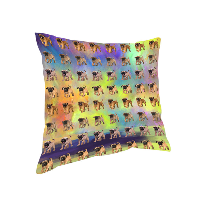 Paradise Wave Bullmastiff Dogs Pillow PIL83428