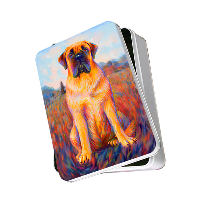 Mystic Blaze Bullmastiff Dog Photo Storage Tin PITN53578