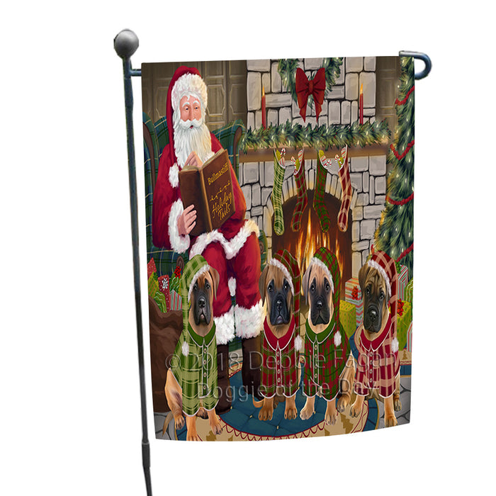 Christmas Cozy Holiday Tails Bullmastiffs Dog Garden Flag GFLG55405