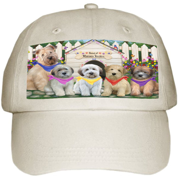 Spring Dog House Wheaten Terriers Dog Ball Hat Cap HAT60381