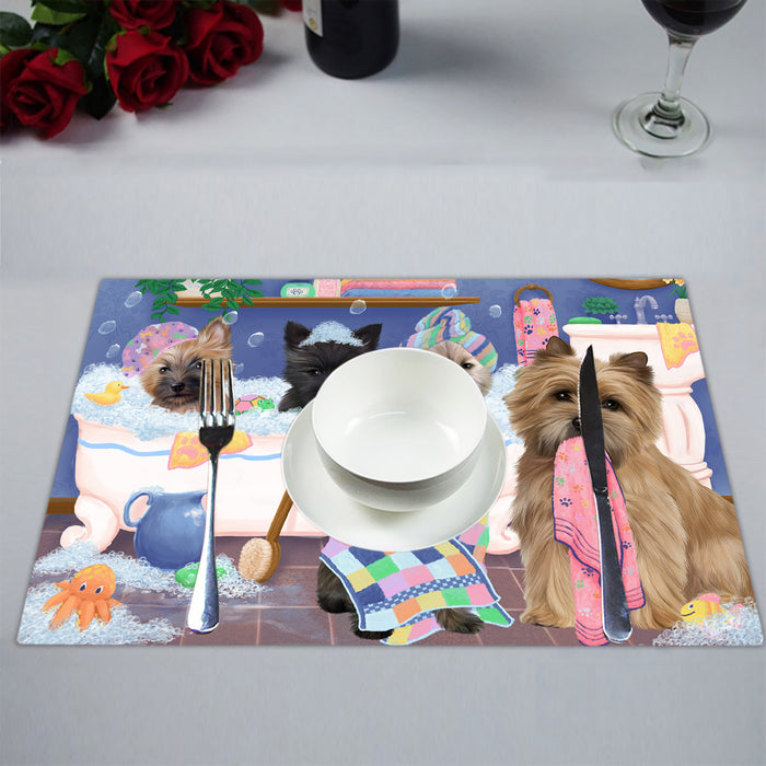 Rub A Dub Dogs In A Tub Cairn Terrier Dogs Placemat